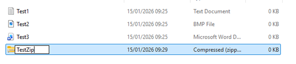 Screenshot of file with prompt to rename
